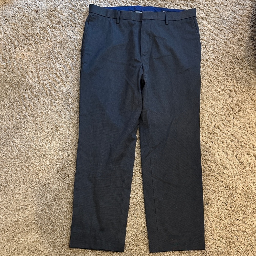 Men's Classic Black Small Checkered Pants